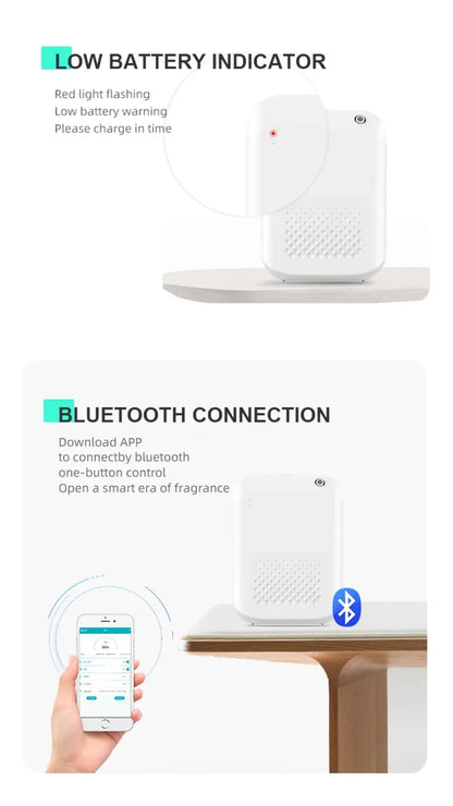 Hotel Toilet Essential Oils Diffuser Aromatherapy Machine Electric Aromatic Oasis Home Fragrance Room Aromatizer App Control