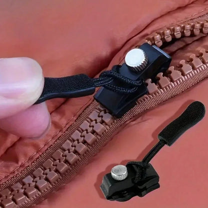 3-12Pcs Universal Zipper Repair Kit Quick Instant Detachable Zipper Head Replacement Zipper Slider Pull Jacket Bags Coat DIY Sew
