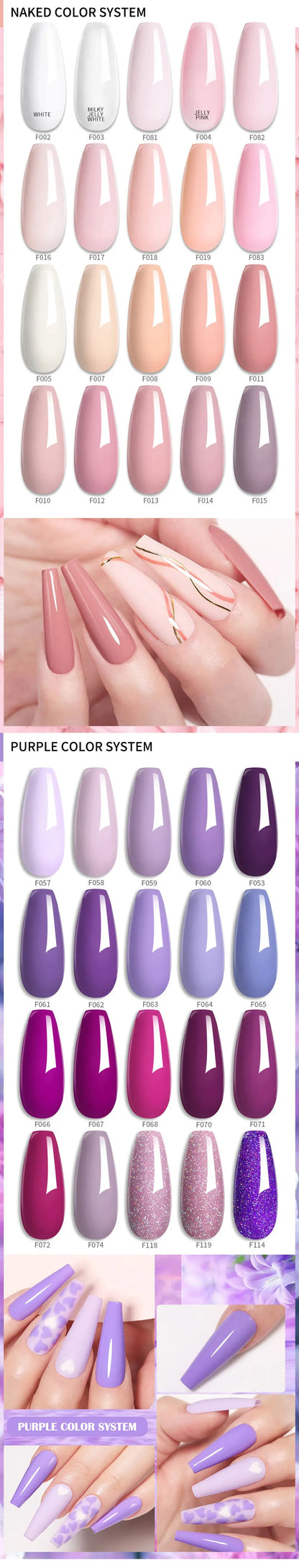 LILYCUTE 7ml White Color Gel Nail Polish Semi Permanent UV Gel Polish Gorgeous Full Coverage Soak Off UV LED Nail Gel Varnishes
