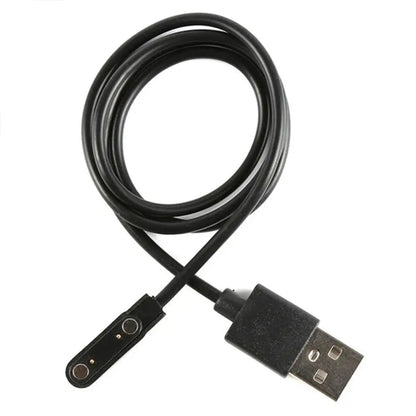 Magnetic Charge Charging Cable For Smart Watch For 2 Pins 2.84/4/7.62mm Distances Black Novel USB Power Charger Cables Universal