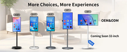 Wholesale Price 21.5 Inch Internet Tv Build In 5 Hours Battery Interactive Smart Led Tv Smart Tv With Ips Touch Screen