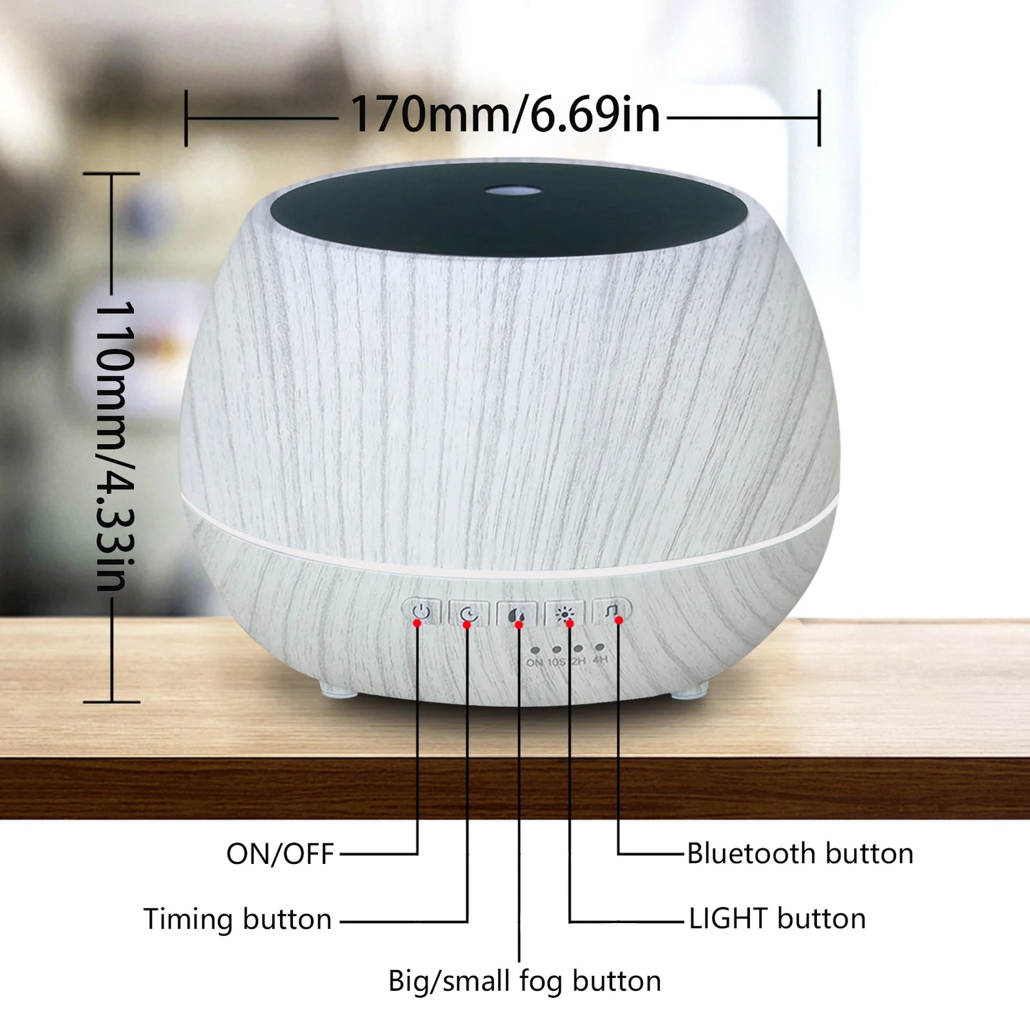 Tuya WiFi Smart Humidifier Essential Oil Diffuser Aromatherapy Ultrasonic Air Humidifiers Aroma Diffuser Work With Google Home