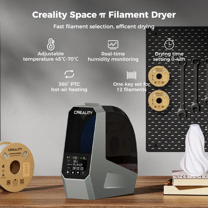 Creality Space Pi/Plus Filament Dryer Box 1KG Filament Storage Keeping Dry Adjustable Temperature 45℃-70℃ Hot-air Heating 48h