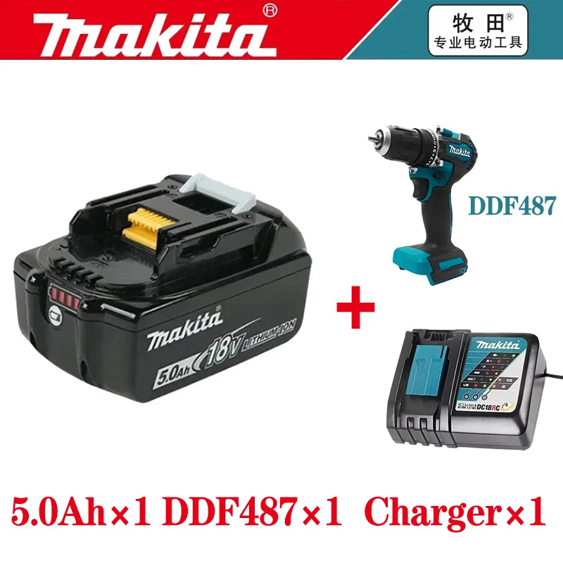 100% Original Makita battery, 18V 5.0Ah 6.0Ah 9.0Ah rechargeable battery, replacing Makita BL1830 BL1840 BL1850 BL1860B