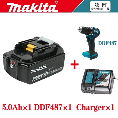 100% Original Makita battery, 18V 5.0Ah 6.0Ah 9.0Ah rechargeable battery, replacing Makita BL1830 BL1840 BL1850 BL1860B