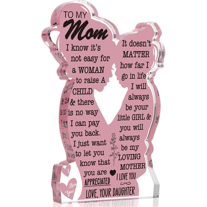 Mom Gifts from Daughter Gift for Mom, Mom Birthday Ideas Gift Cool Mother's Day Gifts from Daughter Best Mom Ever Gifts New Mom