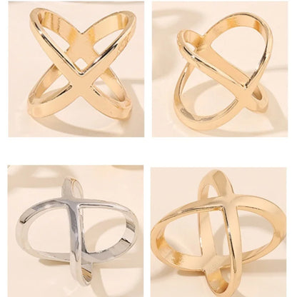 X-Shaped Scarf Clips - Elegant Silk Scarf Buckle Rings for Shawl T-Shirt Hem, Multi-Functional Fashion Clips for Women