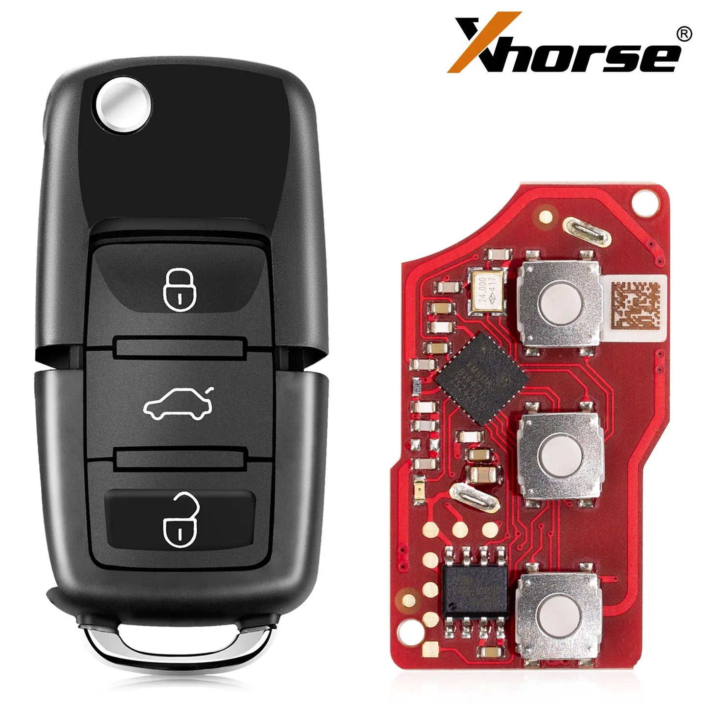 5PCS Xhorse XK Wire Remote Key XKB520EN XKB501EN XKLKS0EN XKDS20EN XKFO01EN XKB528EN XKHY01EN XKHY25EN for Mini Key Tool/VVDI2