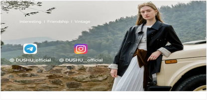 DUSHU Classic Long and Short Elastic Waist A-line Skirt 2025 Winter Skirt for Women Solid Simple Commuting Office Ladies College