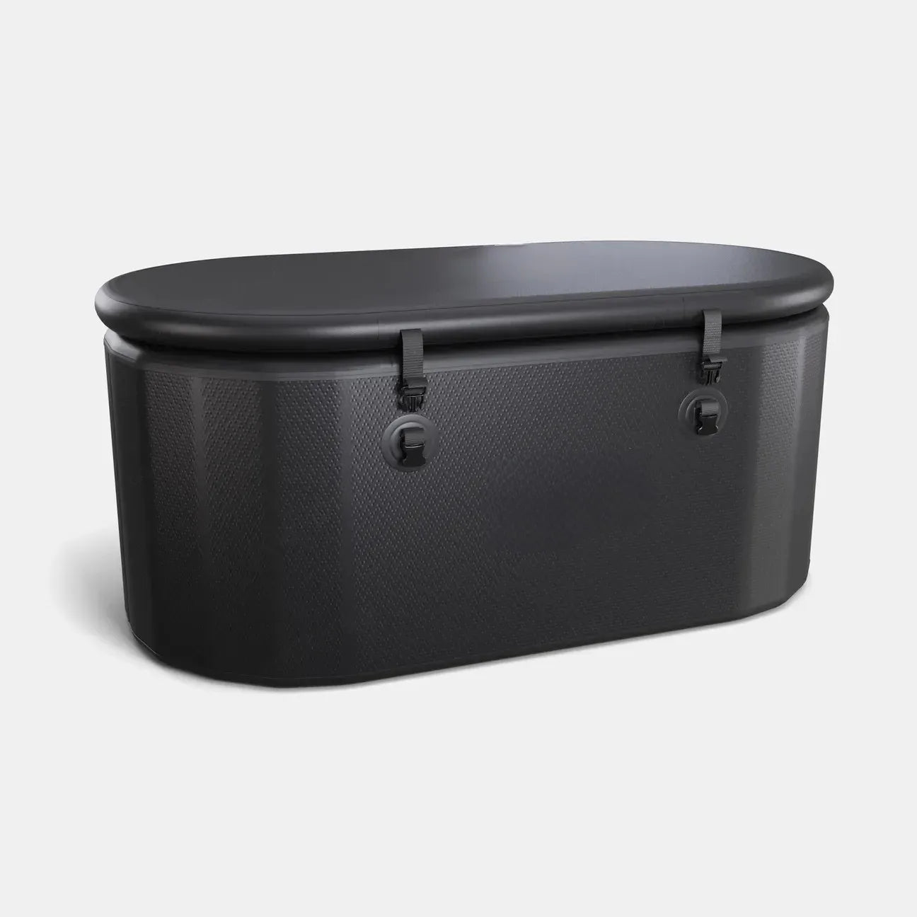 Portable Ice Bath and Fitness Tub with Inflatable Brushed Design for Athlete Training and Cooling Recovery Use