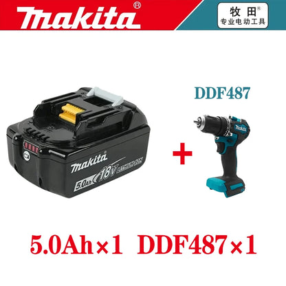 100% Original Makita battery, 18V 5.0Ah 6.0Ah 9.0Ah rechargeable battery, replacing Makita BL1830 BL1840 BL1850 BL1860B