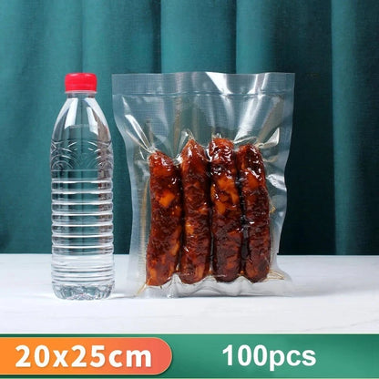 100pcs Vacuum Sealer Bags for Food Long-Lasting Freshness Storage Empty Bags for Vacuum Sealer Machine Kitchen Essentials