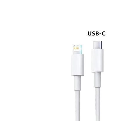 0.2m 1m 1.5m 2m 3m 35W Quick Charge Cable For Apple iPhone 14 13 Pro Max 11 12 mini X XR XS Max 7 8 Plus Type C Fast USB-C Line