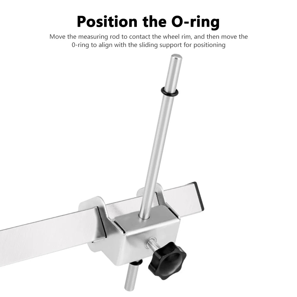TOOPRE Bicycle Rear Derailleur Hanger Alignment Gauge Aluminium Alloy Straighten Tool for Mountain Road Bike 20-29'' Wheel
