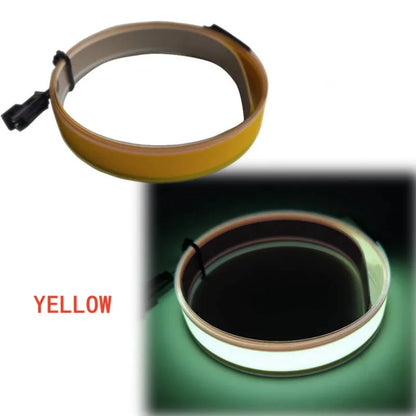 1M*1cm EL  LED Strip Light for DIY Flexible Neon Lights Glow Rope Party Decoration Tape Lamp USB 12V Battery Backlight Panel