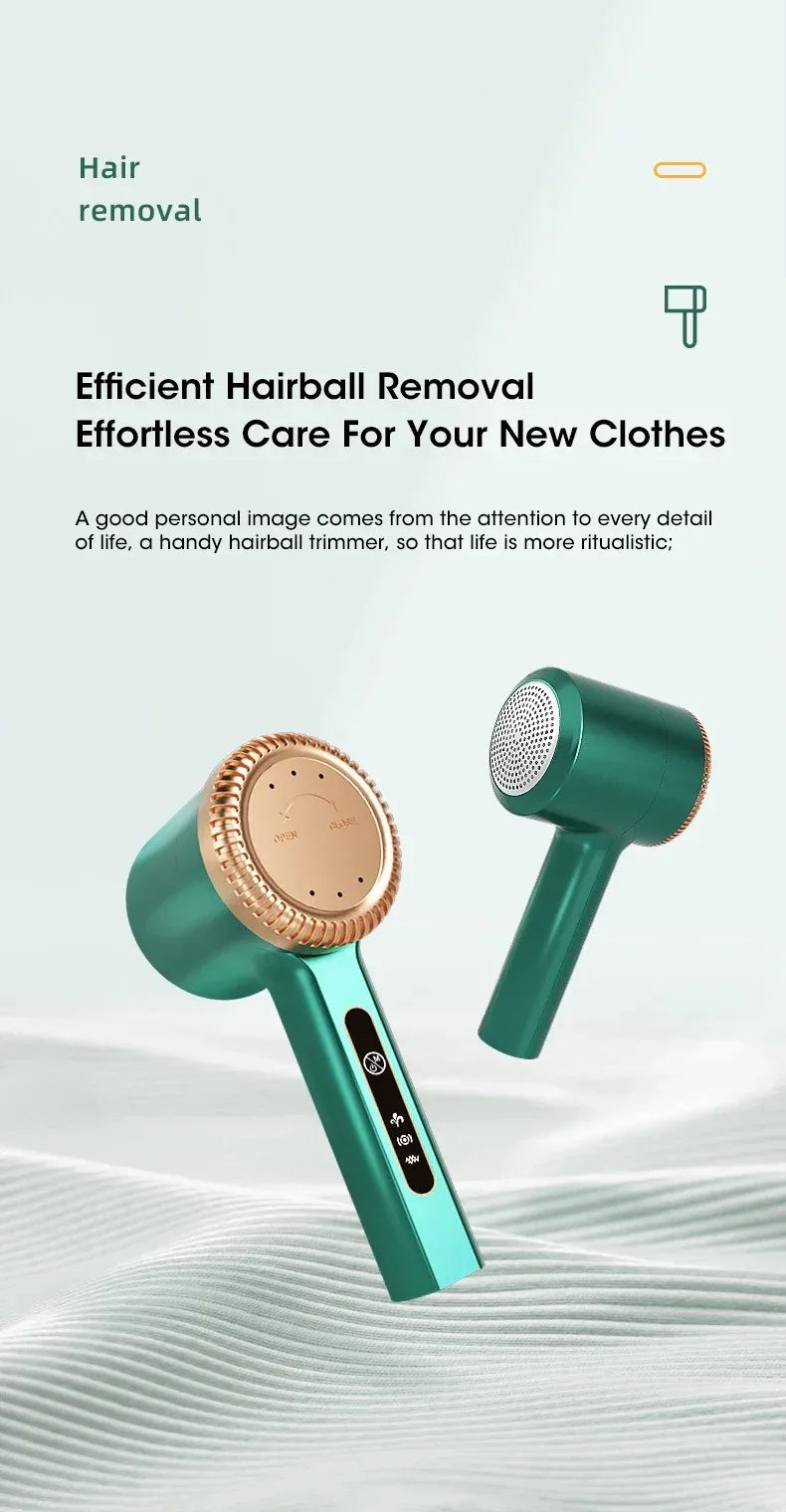 Portable Electric Pellets Lint Remover USB Rechargeable Clothes Sweater Shaver for Hair Ball Removal Plush Clothing Razor