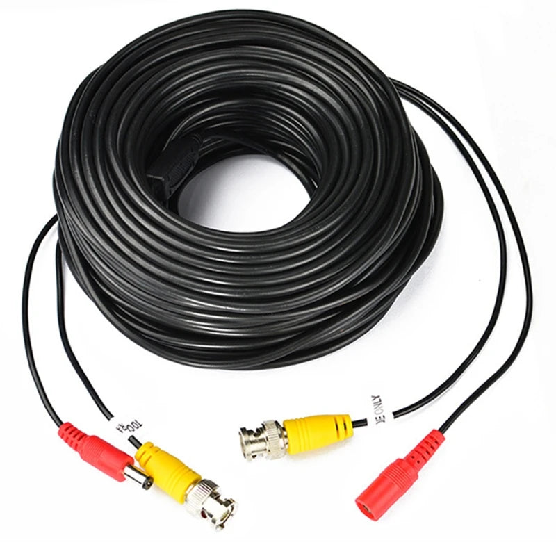 5-50M BNC+DC Connector 2 in 1 BNC CCTV Outdoor Cable Coaxial Video Power AHD Cameras For DVR System Security Surveillance Camera