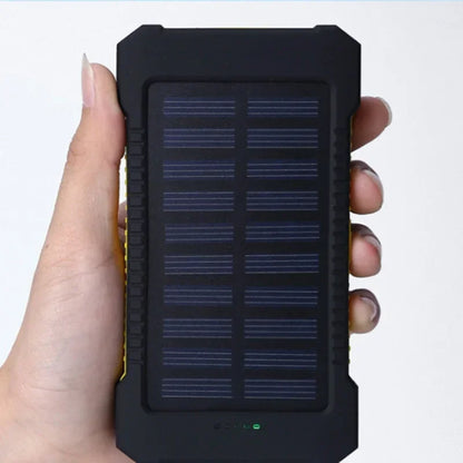 500000mAh Waterproof Outdoor Solar Power Bank Dual USB Travel Portable Solar Phone Charger Solar Powerbanks For Camping
