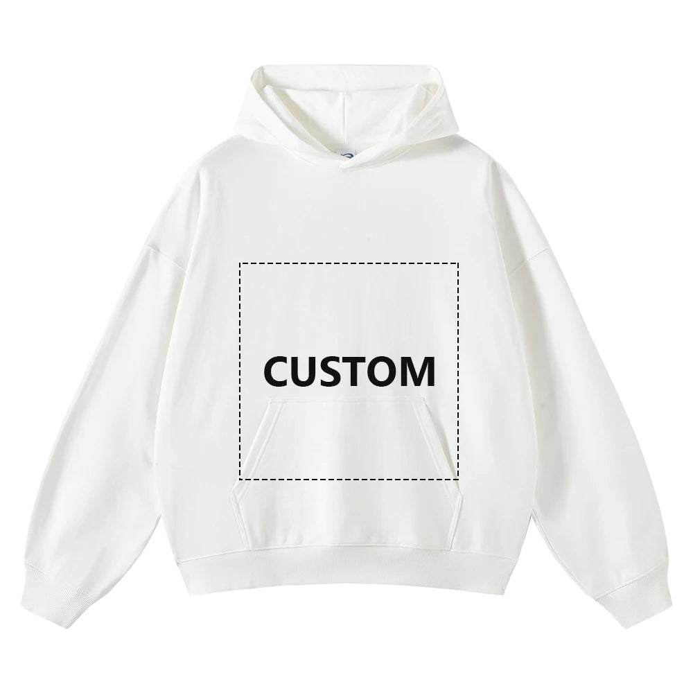 VIPReAlr2025 Winter Hoodie Retro Harajuku Fashion Washed Cotton 380GSM Pullover Sweatshirt Y2K RE Alr