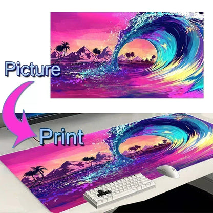Custom Playmat 1200x600 Mouse Pad Playmat ,Custom Image Tabletop Gaming Deskmat, Custom Game Mat Printing HD,Personalized Gifts