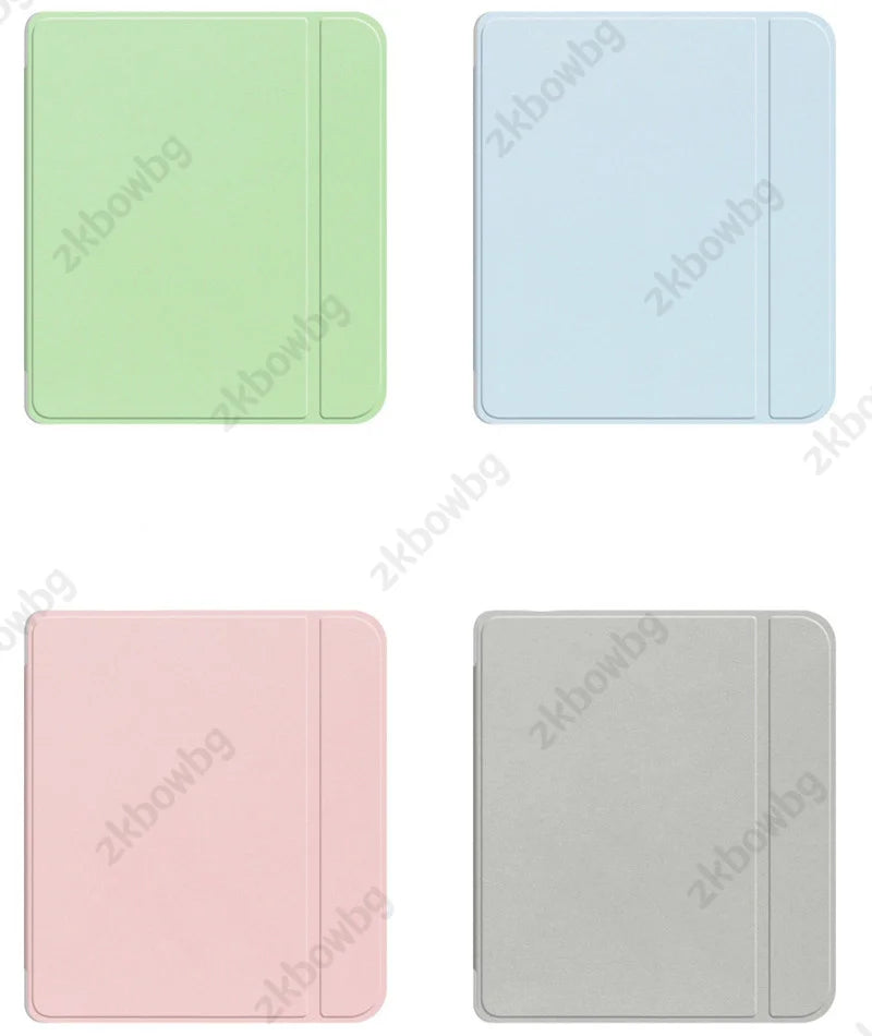 Magnetic Detachable for KOBO Libra Colour/Libra 2 N428 N418 7'' Ebook Case 360° Rotatable 2-in-1 Acrylic PU Leather Stand Cover