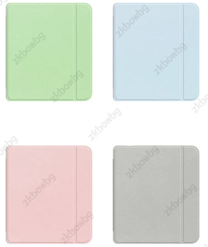 Magnetic Detachable for KOBO Libra Colour/Libra 2 N428 N418 7'' Ebook Case 360° Rotatable 2-in-1 Acrylic PU Leather Stand Cover