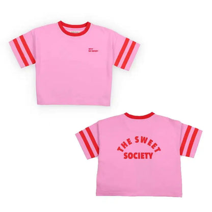 Children's SS26 Summer T-shirt and Shorts, Cute Printed T-shirt and Pants Set for Boys and Girls
