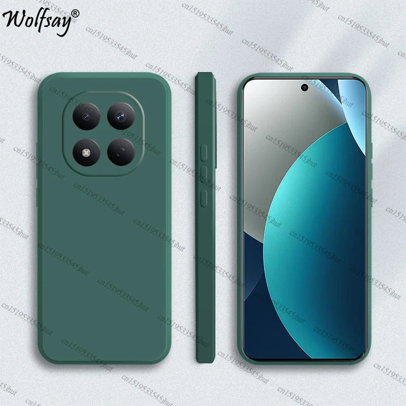 Case For Redmi Note 15 Pro 4G Case Original Liquid Silicone Back Case Redmi Note 15 Pro 4G Cover For Redmi Note 15 Pro 4G Funda