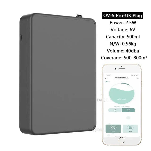 Professional Aroma Diffuser Machine Electric Smell for Home Bluetooth Room Fragrance Diffuser Hotel Electric Smell Distributor