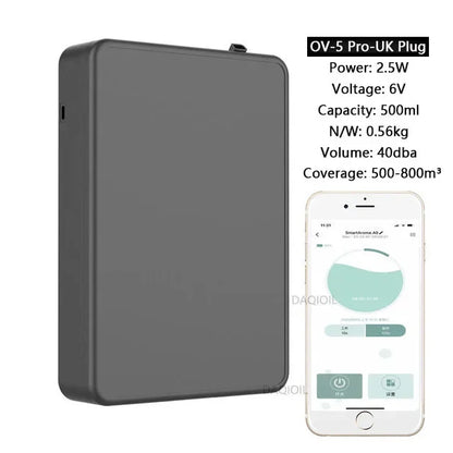 Professional Aroma Diffuser Machine Electric Smell for Home Bluetooth Room Fragrance Diffuser Hotel Electric Smell Distributor