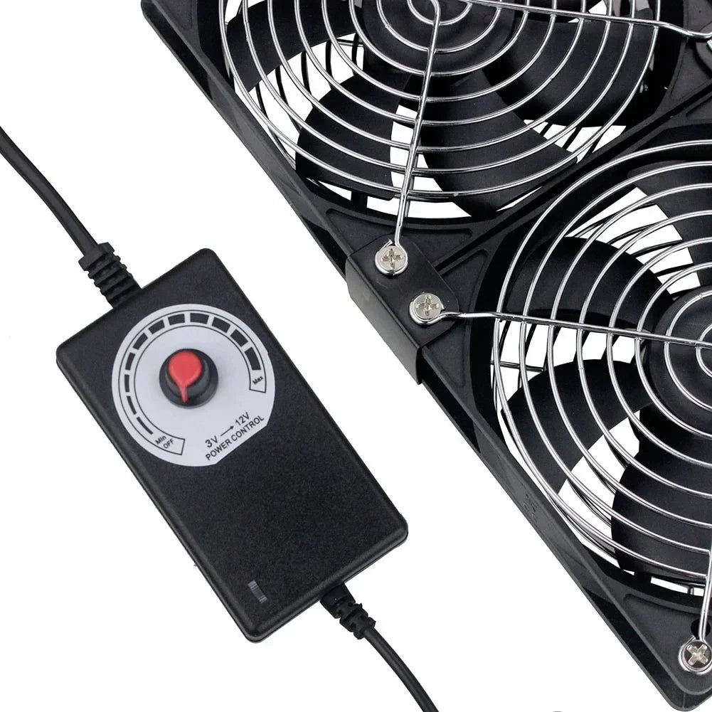 220V Multifunctional Exhaust Fan with Remote Control for Chassis Workstation Service Station Cooling Ventilation Fan