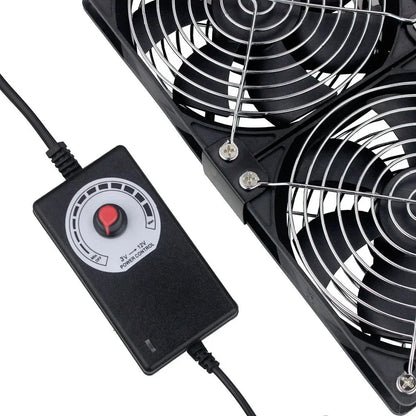 220V Multifunctional Exhaust Fan with Remote Control for Chassis Workstation Service Station Cooling Ventilation Fan