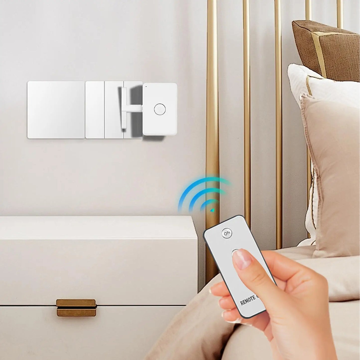 Smart Home Button Wireless Smart Buttons No Wiring Required 10 Meters Remote Control Light Dimmer Home Automation System