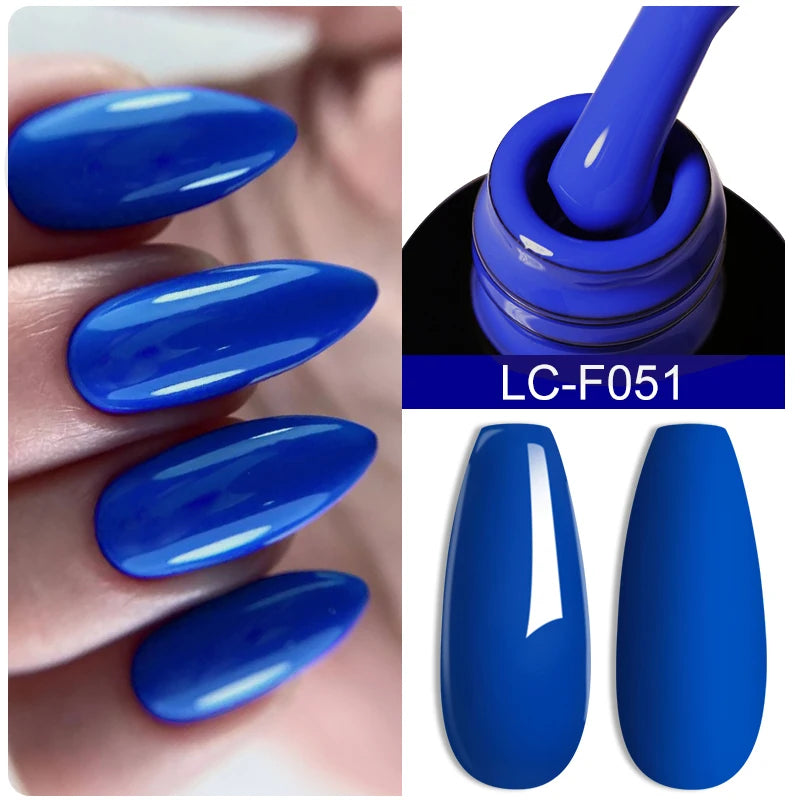 LILYCUTE 7ml White Color Gel Nail Polish Semi Permanent UV Gel Polish Gorgeous Full Coverage Soak Off UV LED Nail Gel Varnishes