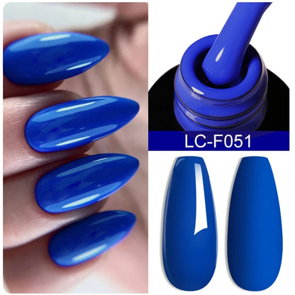 LILYCUTE 7ml White Color Gel Nail Polish Semi Permanent UV Gel Polish Gorgeous Full Coverage Soak Off UV LED Nail Gel Varnishes