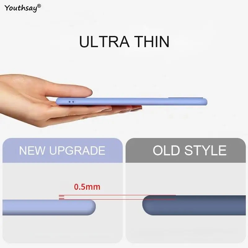 For Oneplus 13R Liquid Silicone Case Oneplus 13R Cover Fundas Coque Soft TPU Camera Protector Phone Case Oneplus 13R