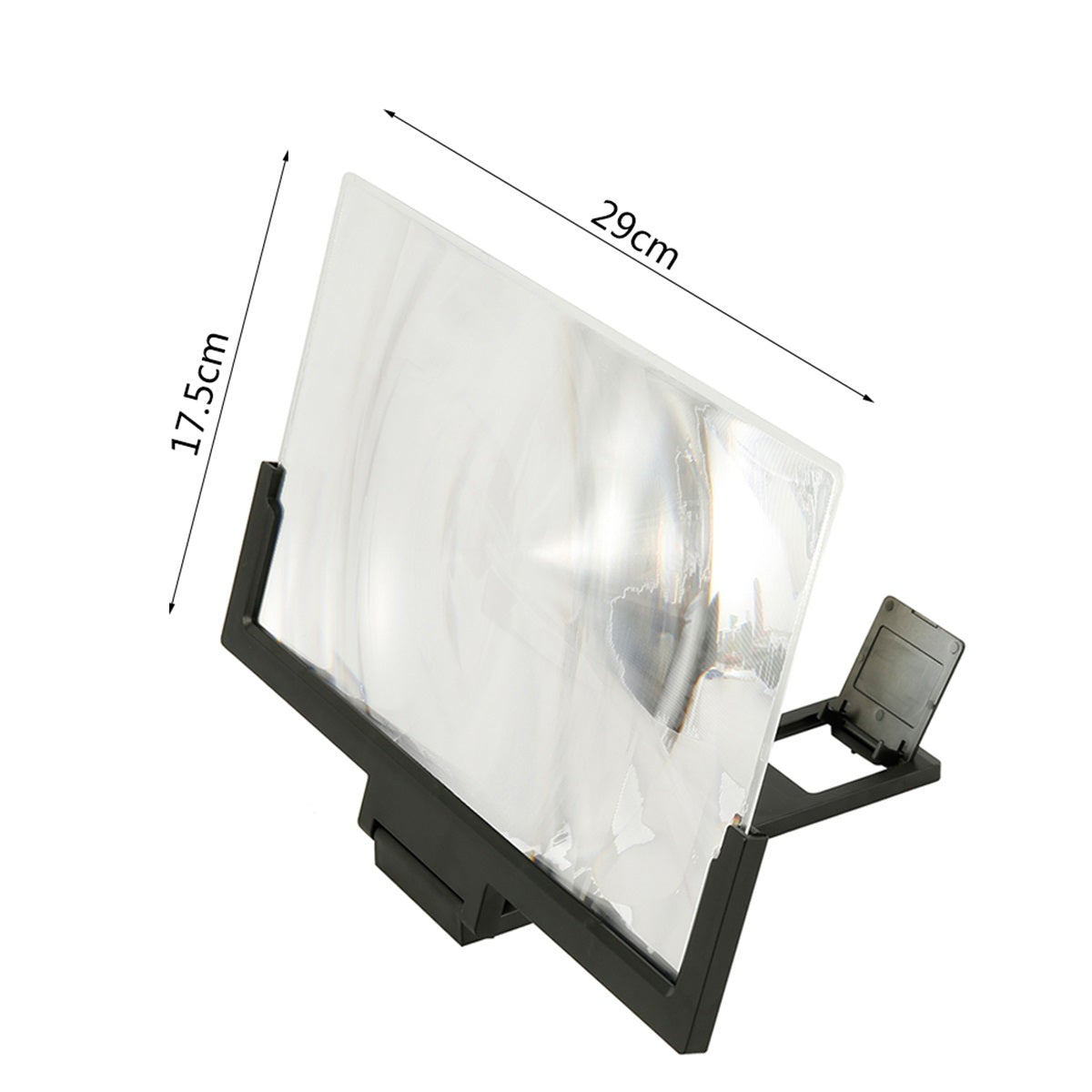 14 Inch Mobile Phone Screen Amplifier 3D Magnifying Glass Stand Magnifier HD Video Amplifier Phone Stand Enlarged Screen Bracket