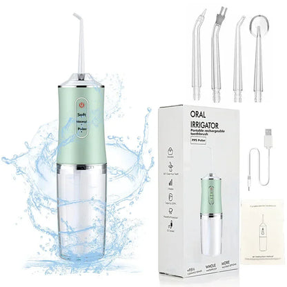 Pro Dental Oral Irrigator Flosser Removal Cleaning Wireless Brush Ipx7 Store Water Floss Irigator Waterpick For Tooth Mouth