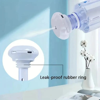 Super Quiet Portable Mist Humidifier Adjustable Length for Office Bedroom Car TravelNo Water Bottle Needed Enhances Air Moisture