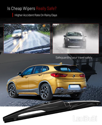Rear Windshield Wiper Blade Windscreen Wipers Accessories For Smart ForTwo 451 Coupe 2007-2014 2008 2009 2010 2011 2012 2013