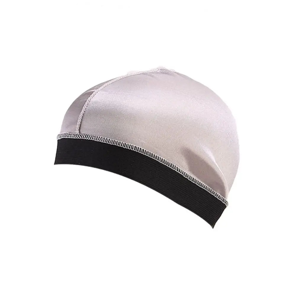 Men Pure Color Caps Durag Hats Bonnet Elastic Breathable Wave Caps Polyester Multicolor Durag Cap Men Outdoor Wave Caps
