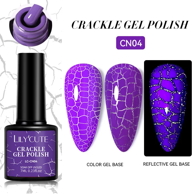 LILYCUTE 7ml White Color Gel Nail Polish Semi Permanent UV Gel Polish Gorgeous Full Coverage Soak Off UV LED Nail Gel Varnishes