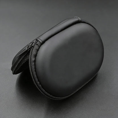 Earphone Storage Bag Square Headset Box Indoor Outdoor Travelling Earphones Storaging Case Accessories with Zipper