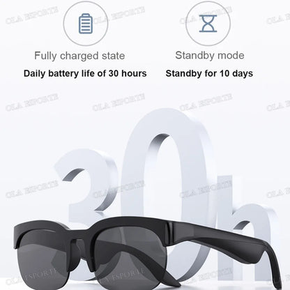 New Camera Control Smart Glasses 2025 Music Sunglasses Headphones Wireless Bluetooth Call Headset HIFI Audio glasses For Android