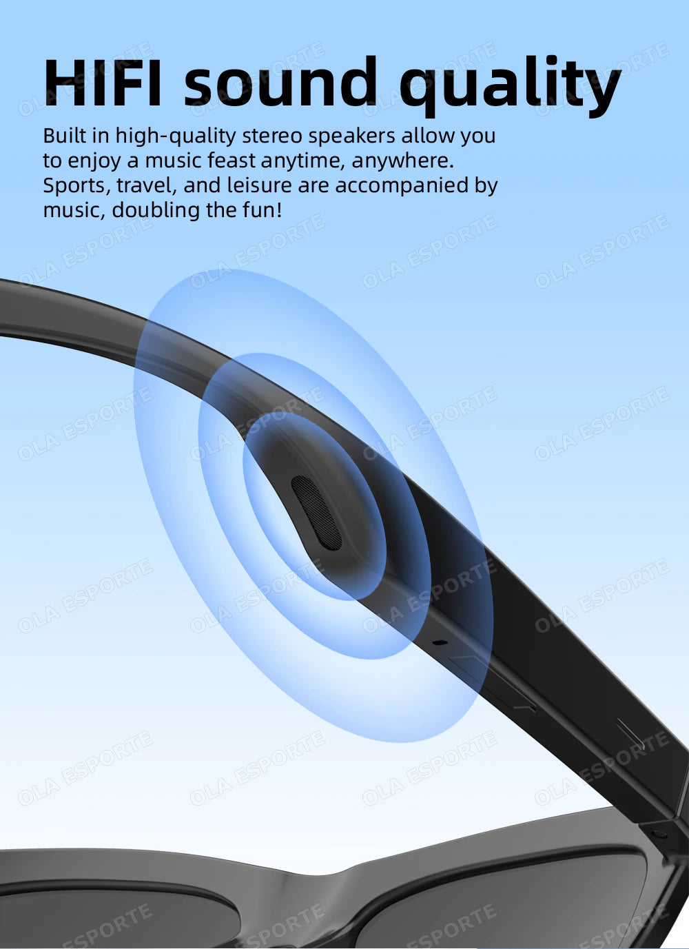 2025 Photosensitive Color Change Smart Glasses Bluetooth Voice Calls Control Music UV Polarized Sunglasses Headphone Glasses Man