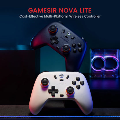 GameSir Nova Lite Wireless Gamepad, Game Controller for Switch, Android, iOS, PC and Steam Games Hall Effect PC Joysticks