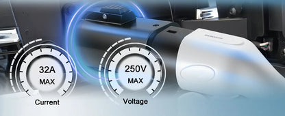 GUWIEYG Type 2 to GBT EV Adapter 32A 1 Phase / 3 Phase Converter EVs Type2 Charging to GB/T EVSE Charger Electric Vehicle Cars