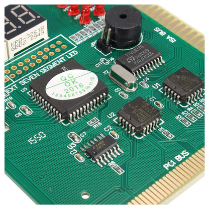 PCI/ISA Test Card 4 Digits, PC motherboard tester, POST code indicator BIOS / diagnostic card for PC