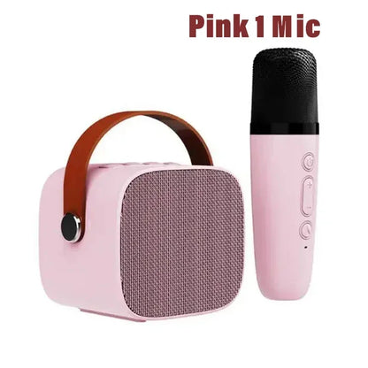 Karaoke Wireless Dual Microphones Machine KTV DSP System Bluetooth Speaker HIFI Stereo Surround For Kids And Adults Party Gift