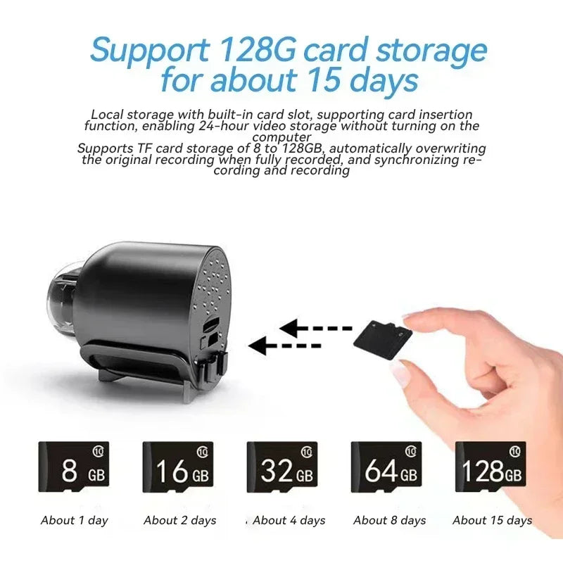 X5 Mini Camera 1080P Clear Night Vision Lightweight Portable Premium Cams Motion Detection Wireless Surveillance Camera 2026 New